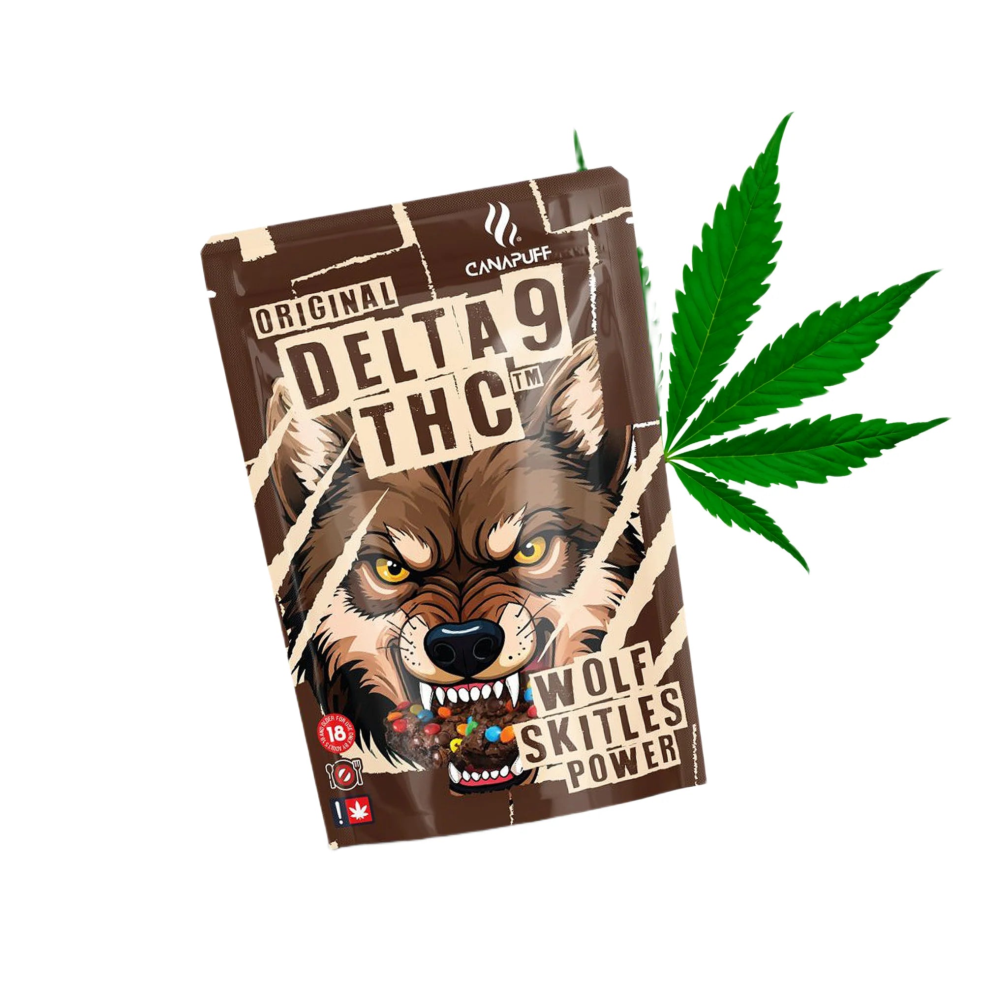 Canapuff Delta9THC Wolf Skitles Power