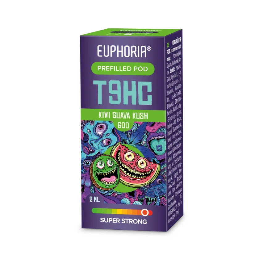 Euphoria T9HC Pod Kiwi Guava Kush