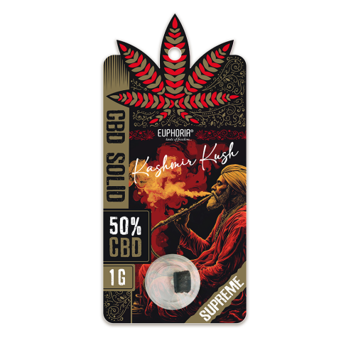 Euphoria Kashmir Kush CBD Solid 50 % CBD, 1 g