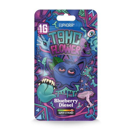T9HC Flower Blueberry Diesel, 1 g