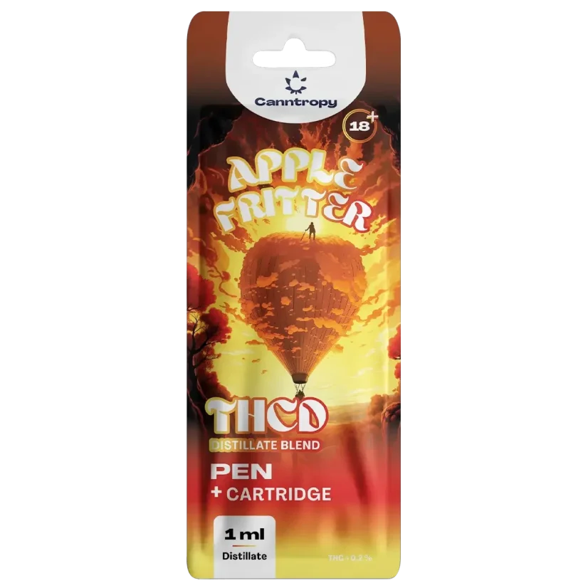 Canntropy THCD Pen Cartridge Apple Fritter, 10 %,1 ml
