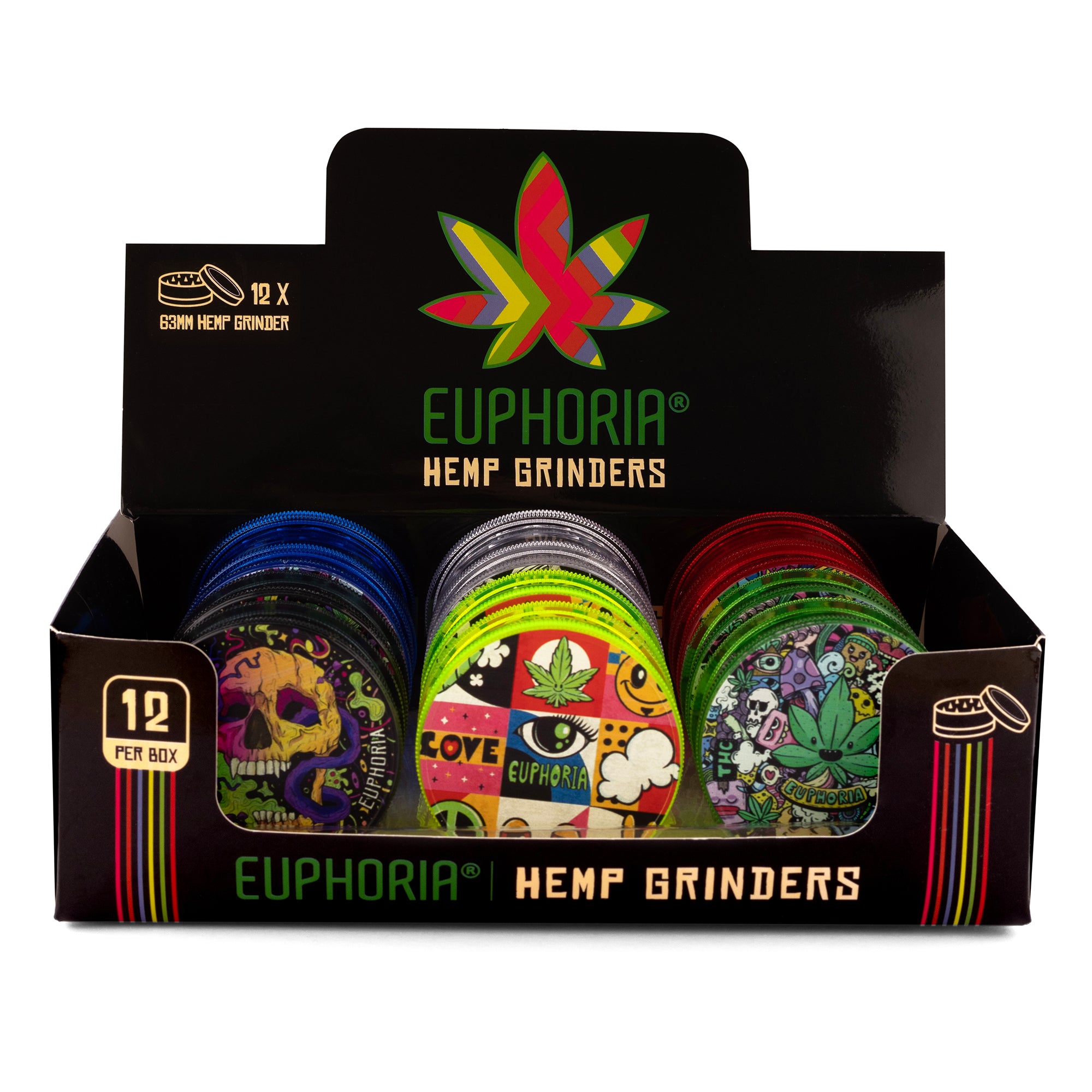 Euphoria Kunststoff Grinder 63 mm