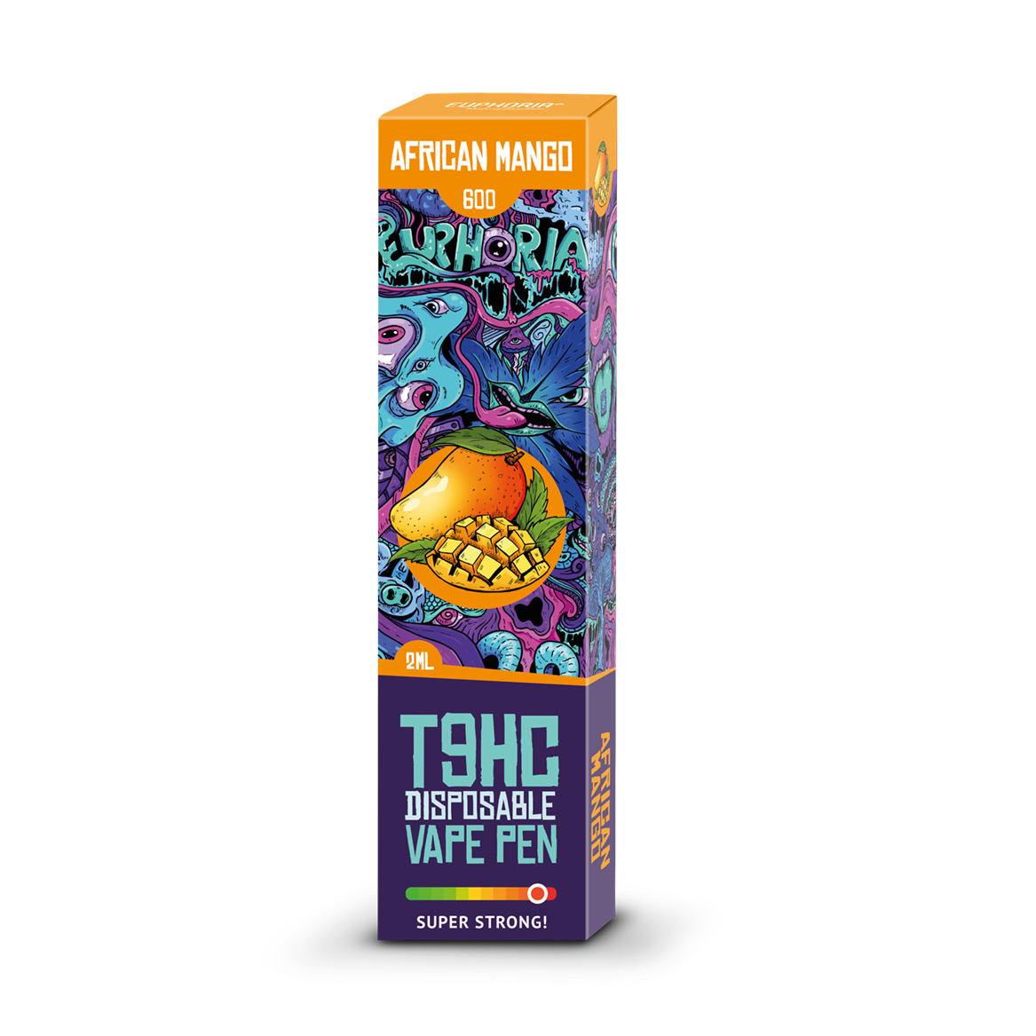 T9HC Einweg-Vape-Pen Afrikanische Mango 2 ml Kühn, Saftig & Einzigartig Exotisch!