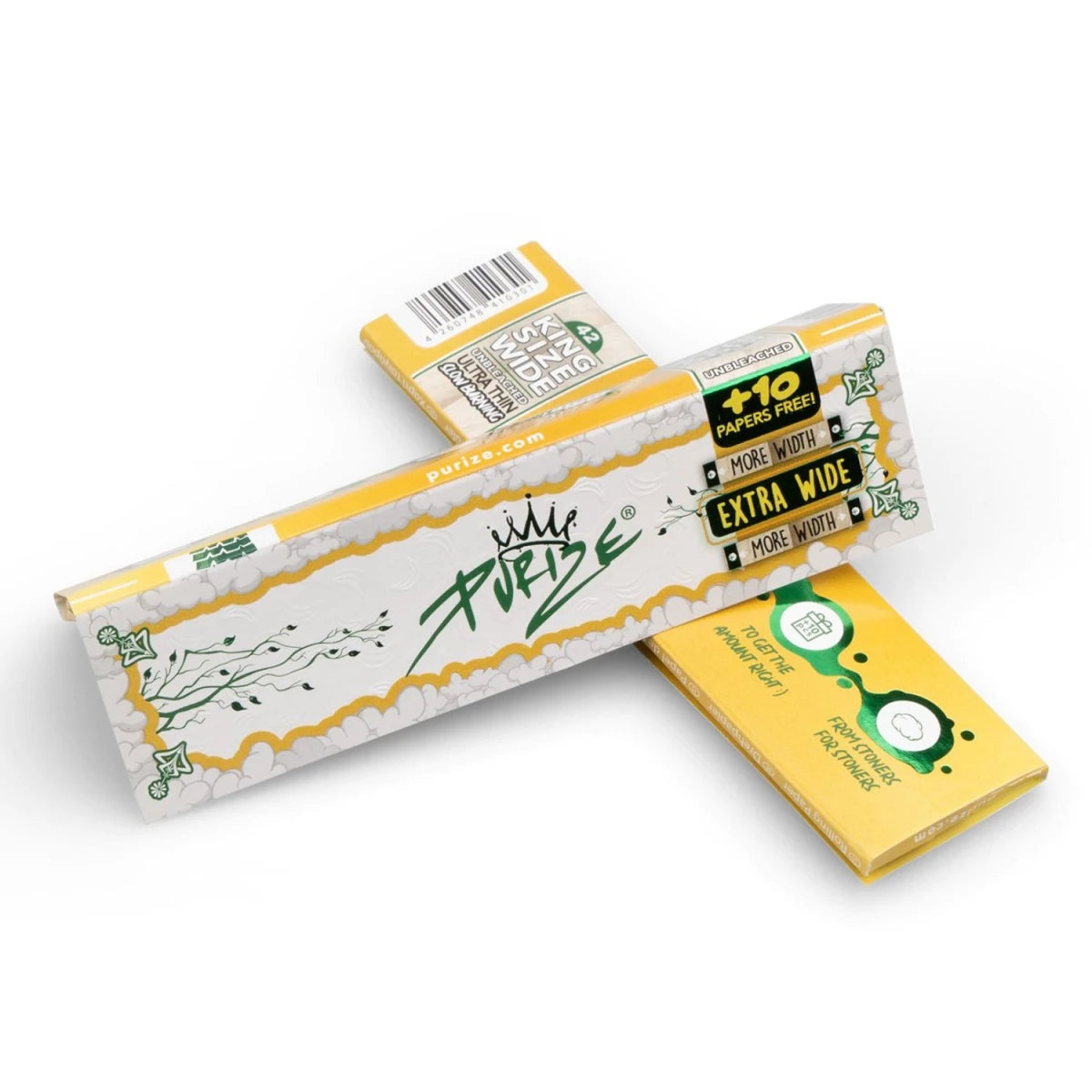 PURIZE King Size Wide Papers á 42 Blatt