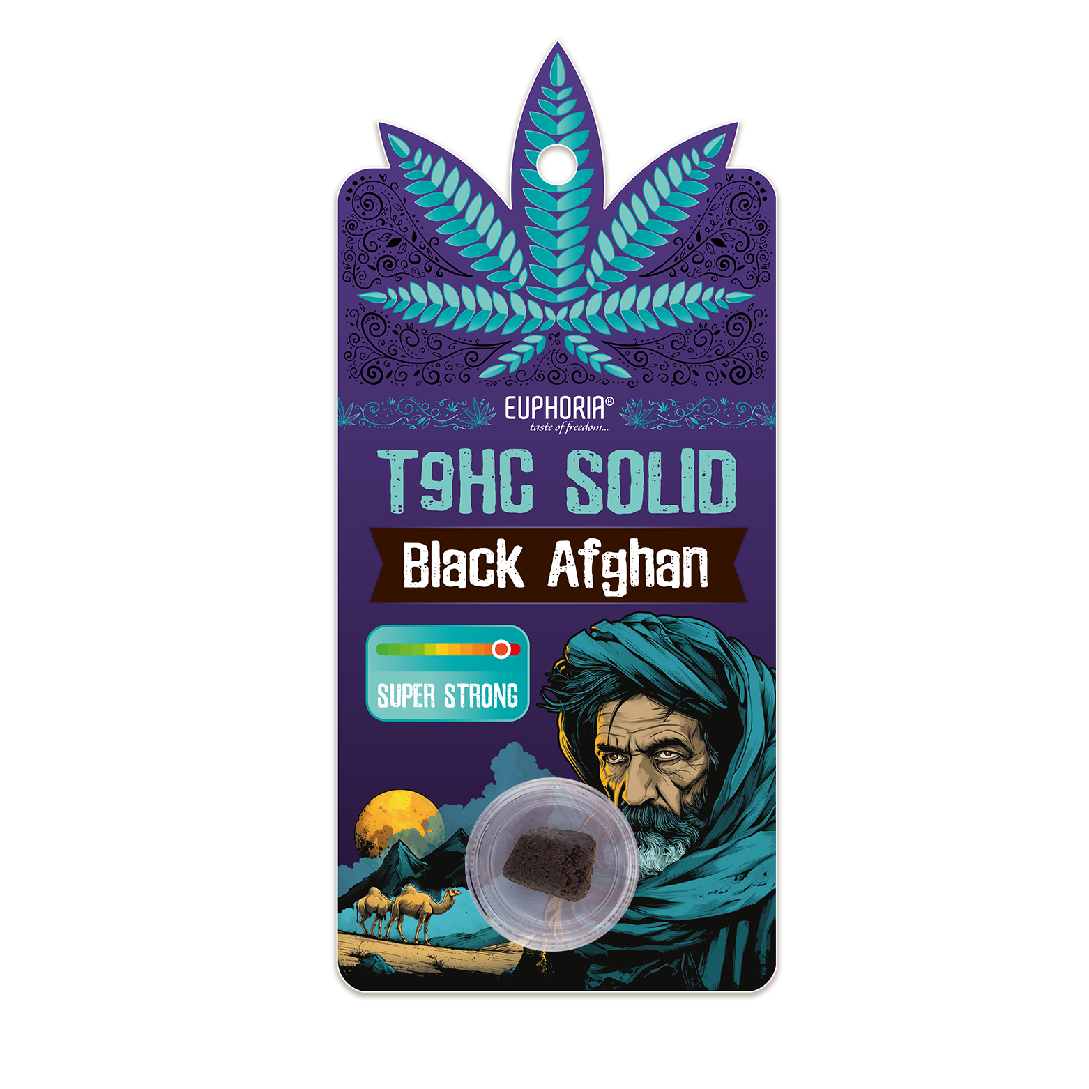 T9HC Solid Black Afghan